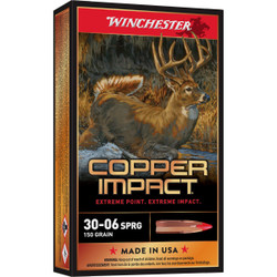 Winchester 30-06 150 Grain Copper Impact EPC 20 Rd